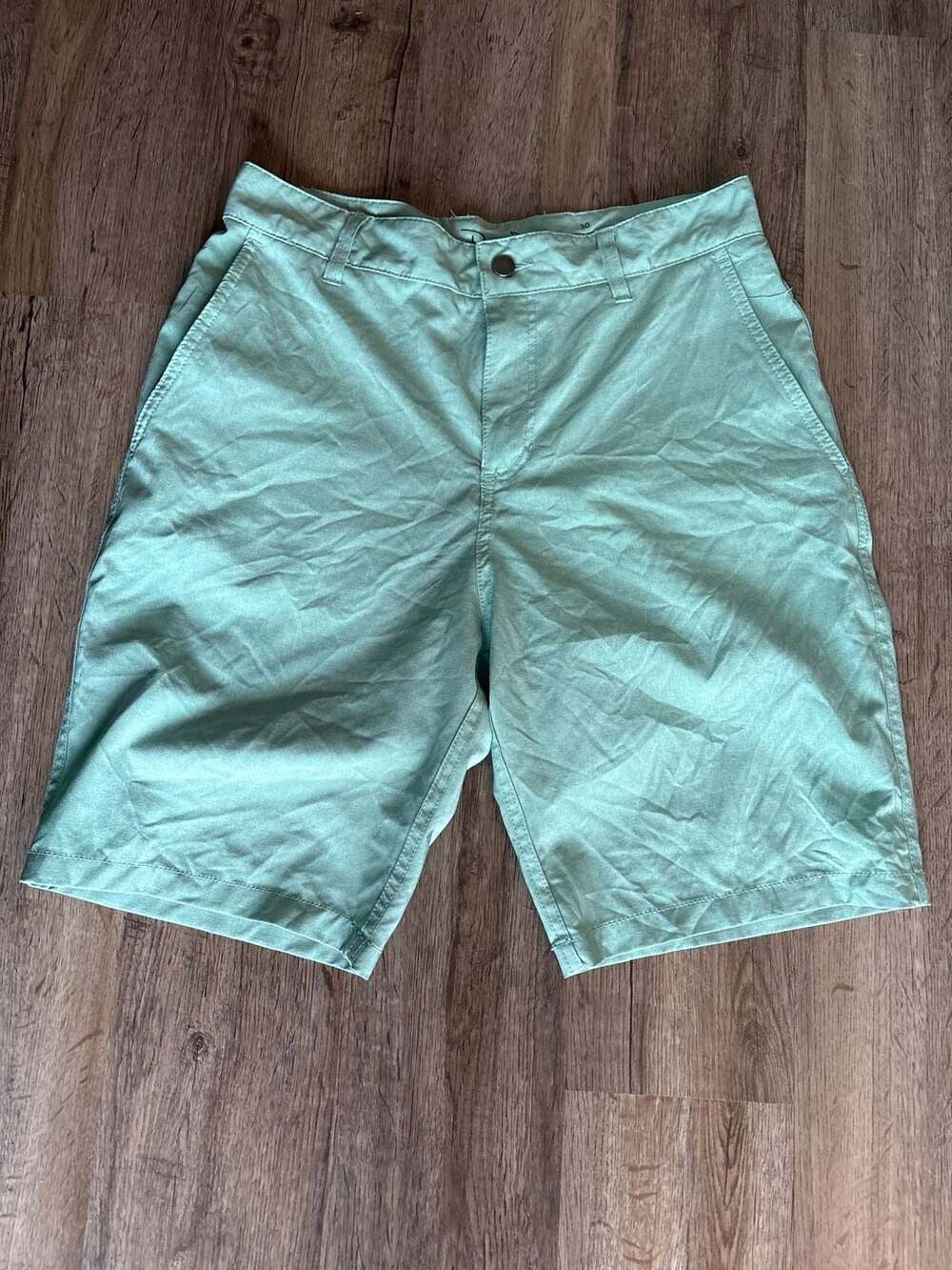Panama Jack Men's Sage Green Flat Front Casual Shorts Size 30